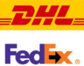 Worldwide express shipping via DHL and FedEx