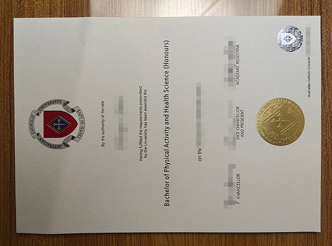 Australian Catholic University diploma