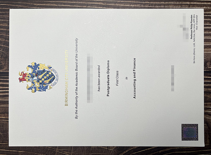 Birmingham City University degree