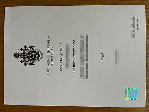 Buckinghamshire New University diploma