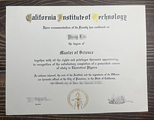 California Institute of Technology degree