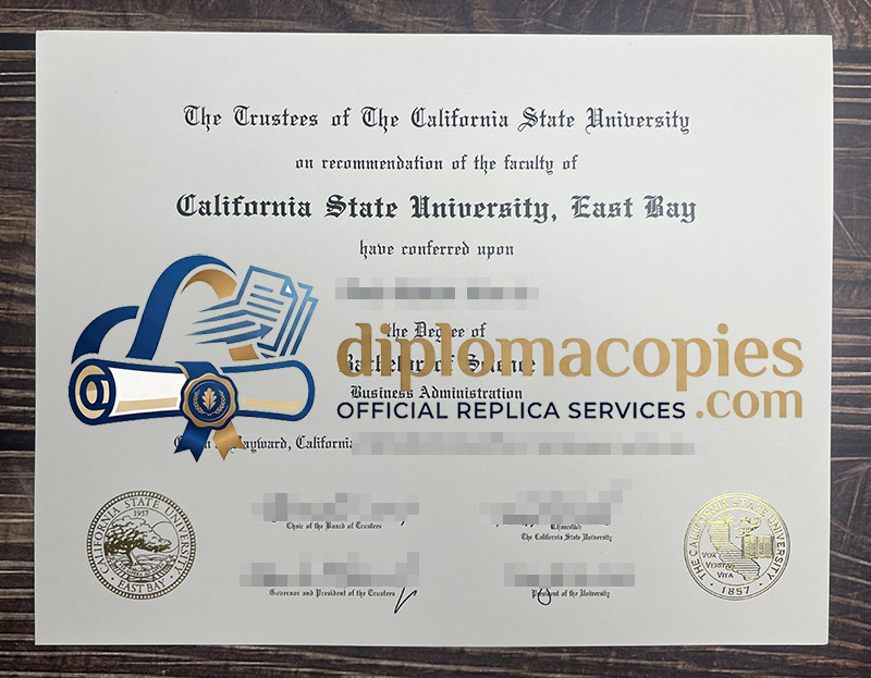 California State University East Bay certificate