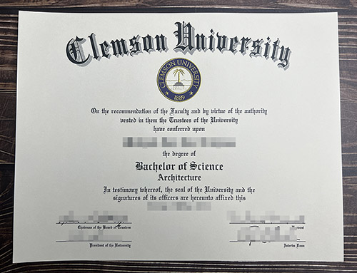 Clemson University degree