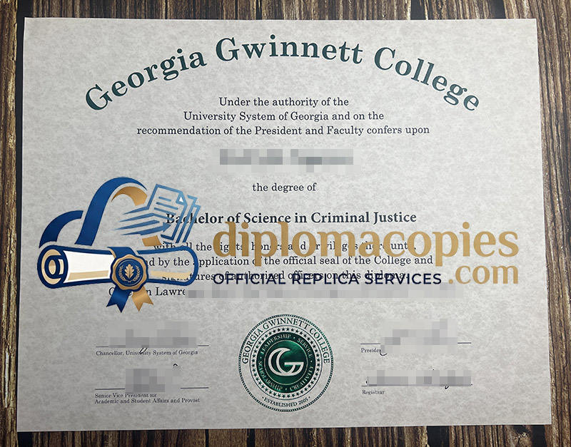 Georgia Gwinnett College diploma