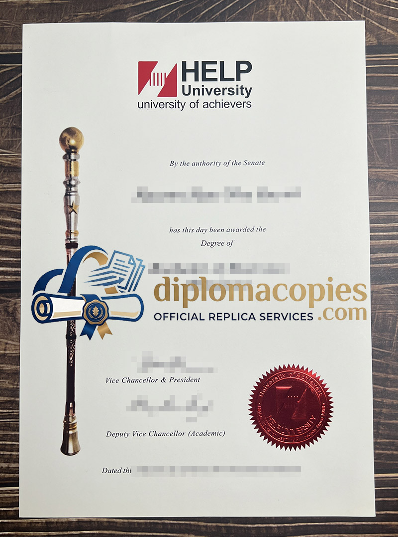 Help University diploma