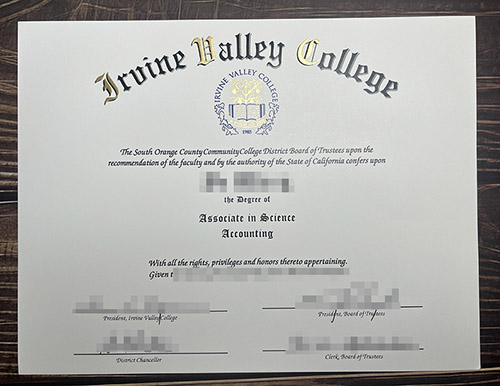 Irvine Valley College degree