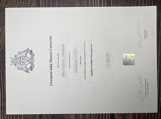 Liverpool John Moores University degree