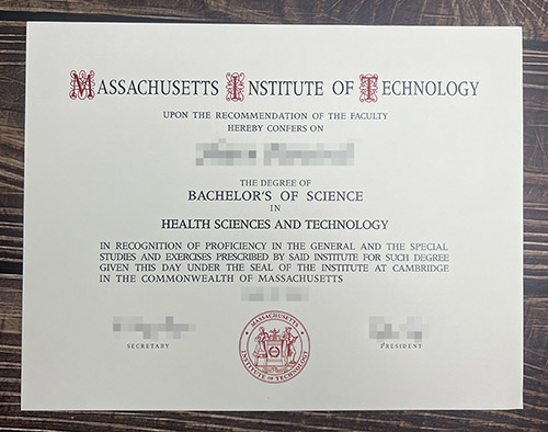 Massachusetts Institute of Technology certificate