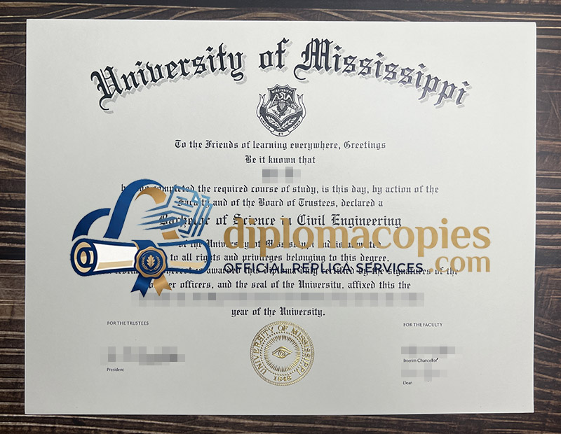University of Mississippi degree