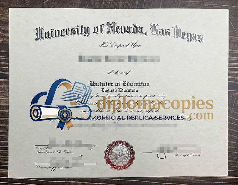 University of Nevada Las Vegas degree