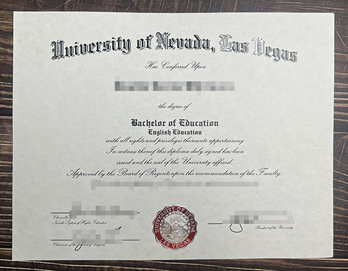 University of Nevada Las Vegas degree