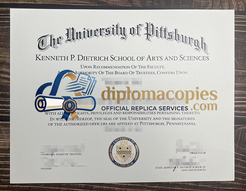 University of Pittsburgh degree
