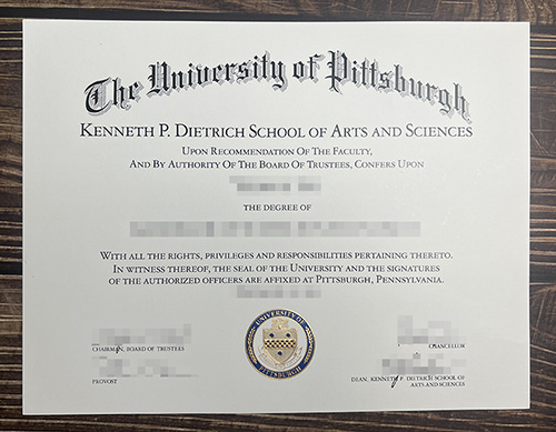 University of Pittsburgh degree
