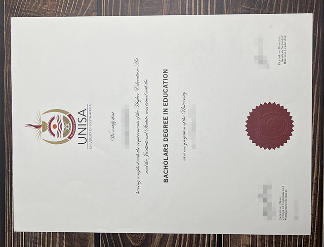 University of South Africa diploma