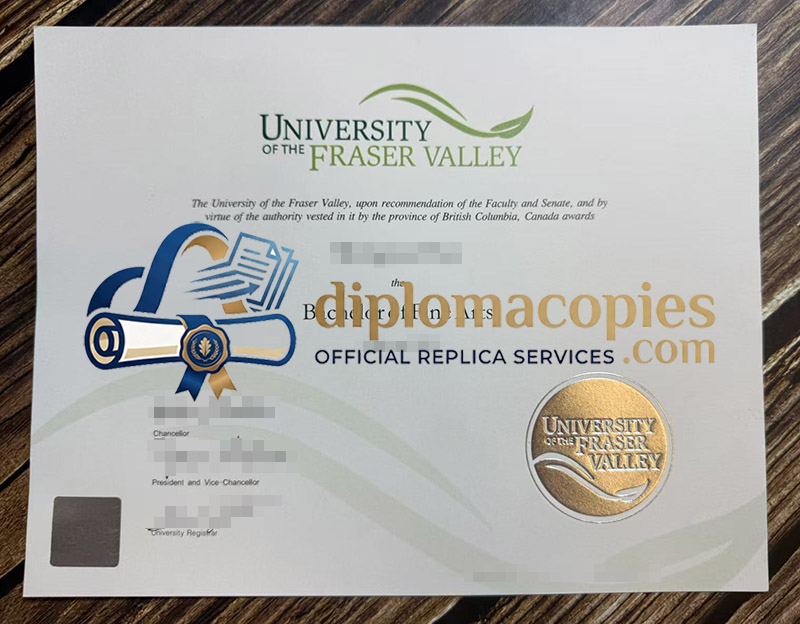 University of the Fraser Valley degree