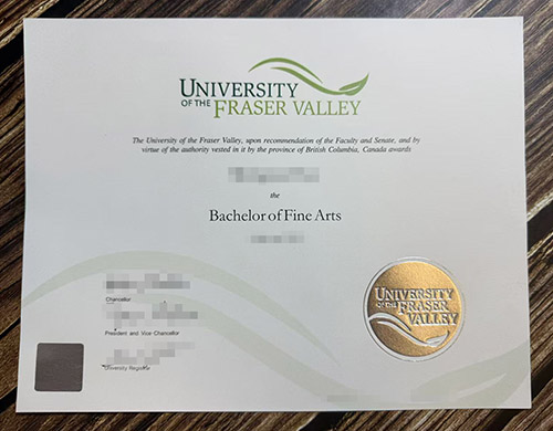 University of the Fraser Valley diploma
