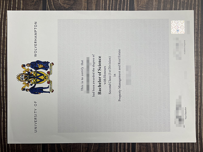 University of Wolverhampton diploma