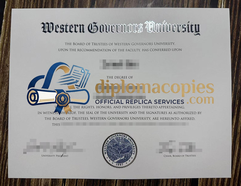 Western Governors University degree